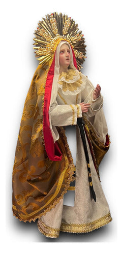 Nuestra Señora De Los Dolores O Virgen Dolorosa 102cm