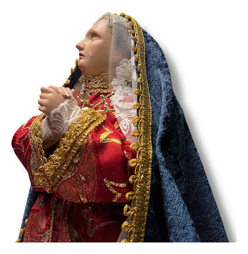 Virgen De Los Dolores Para Vestir Talla En Madera 50cm