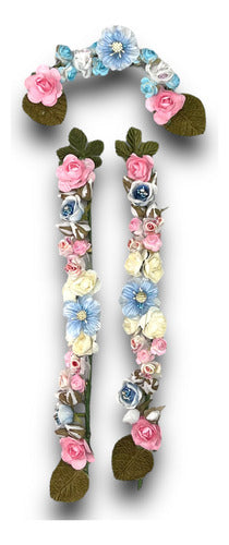 Vestimenta Fina De 30cm Para Virgen Del Rosario Talpa