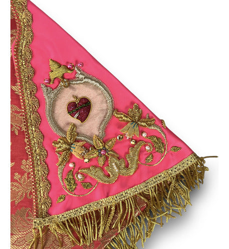 Vestimenta Fina De 30cm Para Virgen Del Rosario Talpa