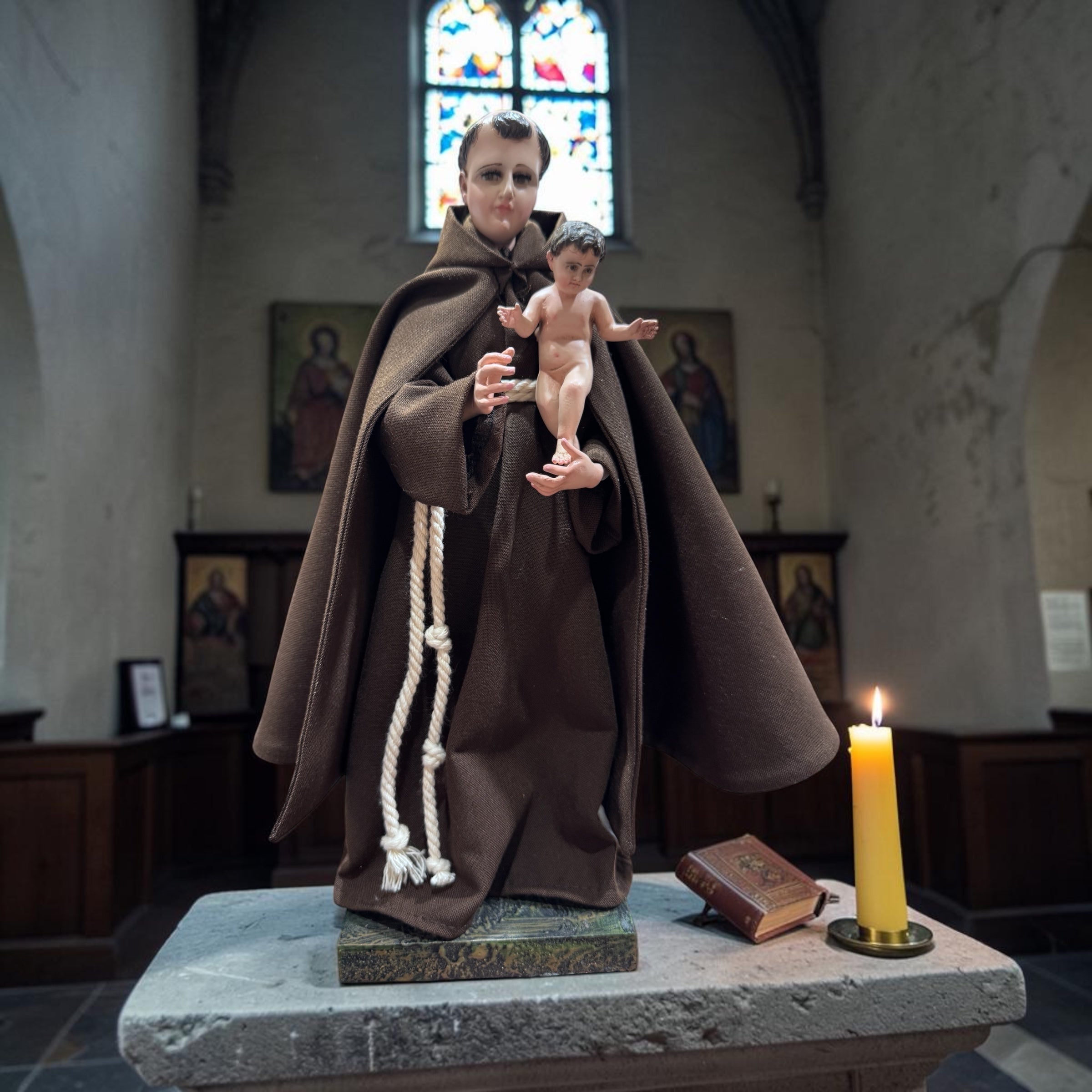 Figura San Antonio De Padua 30cm Para Vestir