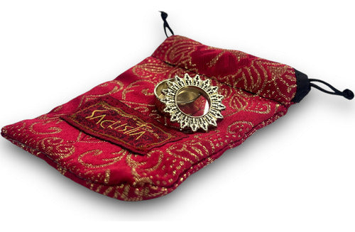 Teca O Relicario Con Rayos (porta Reliquia Santos)