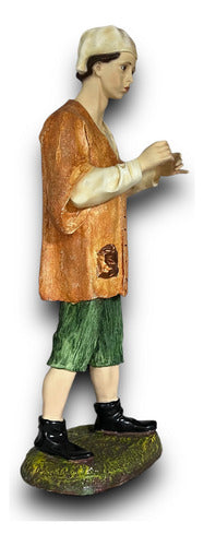 Pastor Flautista Para Nacimiento De 80cm