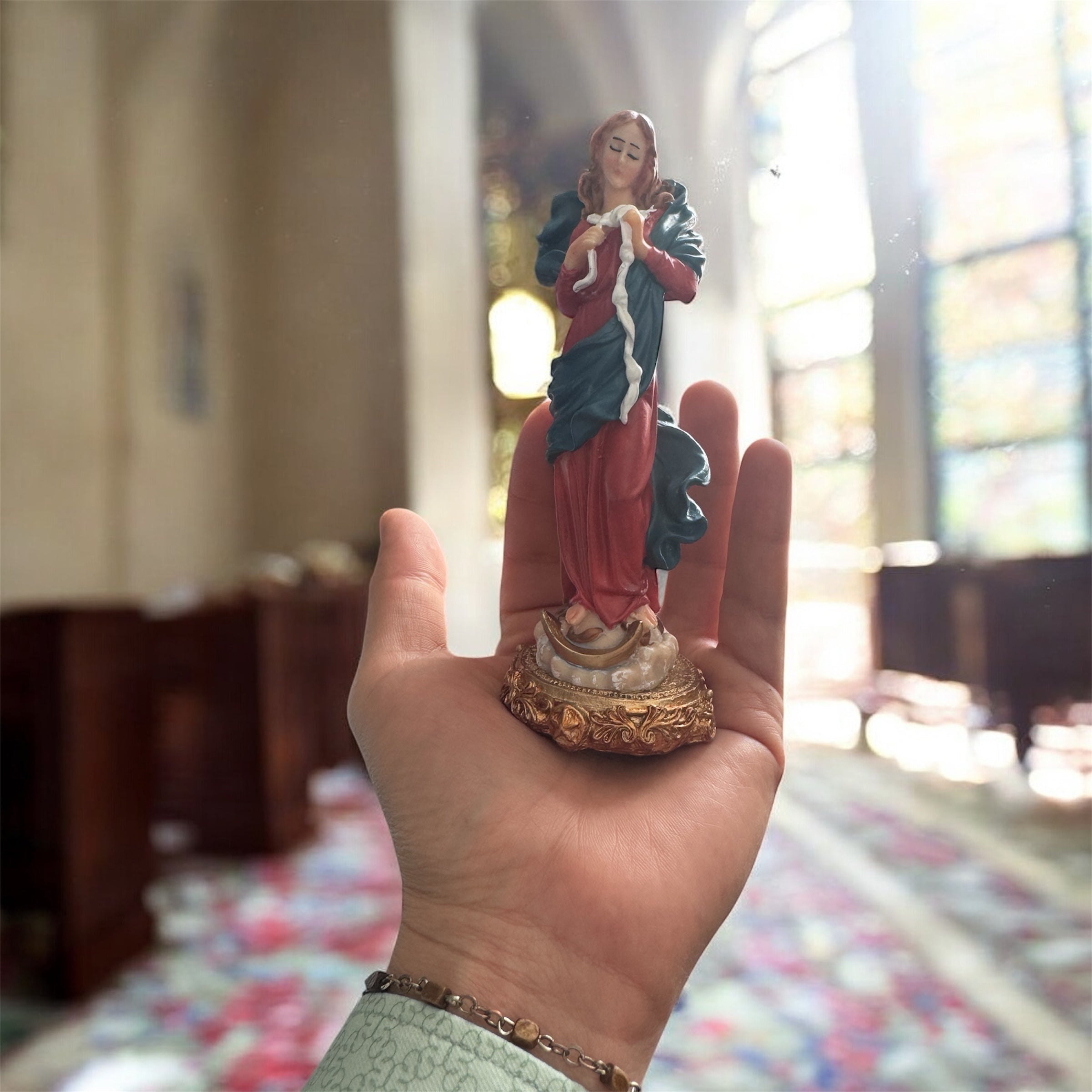 Virgen Desatanudos 14cm