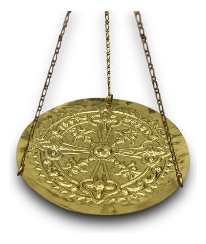 Balanza En Latón Para San Miguel Arcángel De 110cm A 130cm