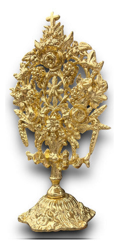 Juego De 2 Palmitorias Doradas 46cm