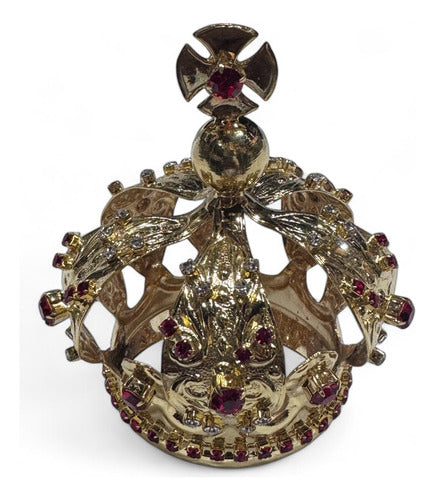 Corona Imperial #5 Latón Con Baño De Oro