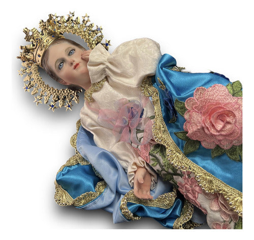 Divina Infantita Bruñida, Barroca Con Accesorios 58cm