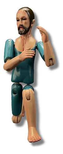 Jesús De Nazareno Articulado En Madera  Para Vestir 31cm