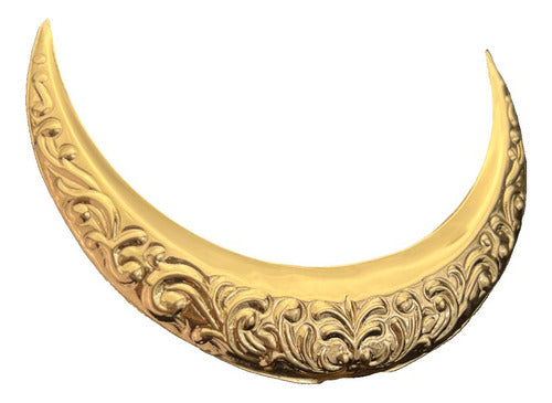 Luna De Latón 16cm Accesorios Imagenes Religiosas