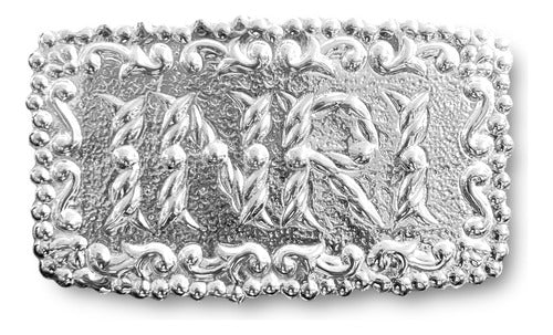 Letrero De Inri O Título De Cruz En Baño De Oro 12cm X 7cm