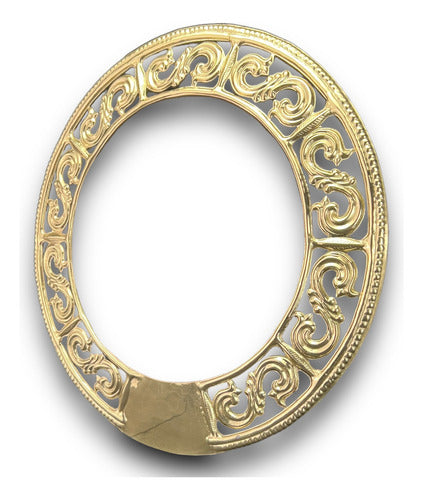 Aureola  40cm De Latón Para Imagen Religiosa