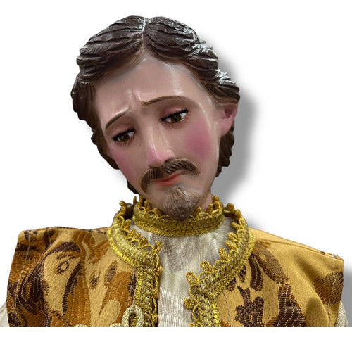 San Juan Evangelista Para Vestir, Articulado Y Bruñido 65cm