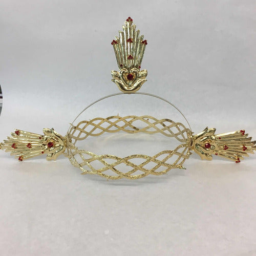 Corona De Espinas #17 Cabeza Real Baño De Oro