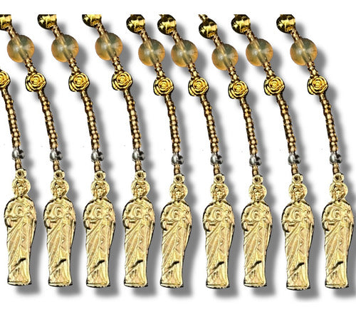 50 Rosarios San Judas Tadeo Perla Traslúcida