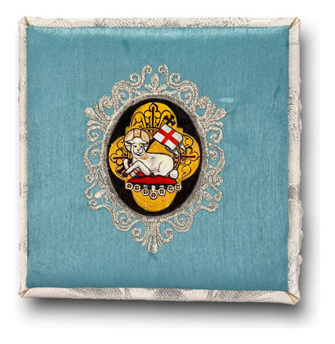 Palia Litúrgica Bordada Pintada A Mano Sacristia Cordero
