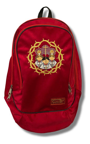 Mochila Sacristía Bordada 3 Monaguillos