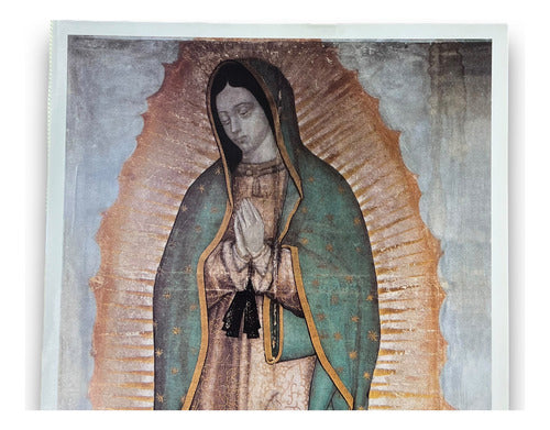 Poster Litografia Original Virgen De Guadalupe 47cm X 28.5cm