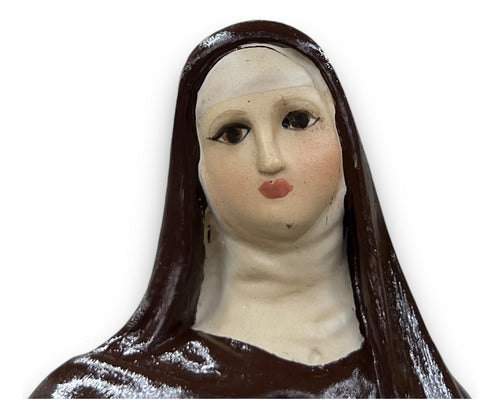 Escultura Santa Clara De Asis 21cm