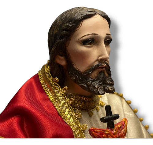 Sagrado Corazón De Jesús Para Vestir Articulado 45cm
