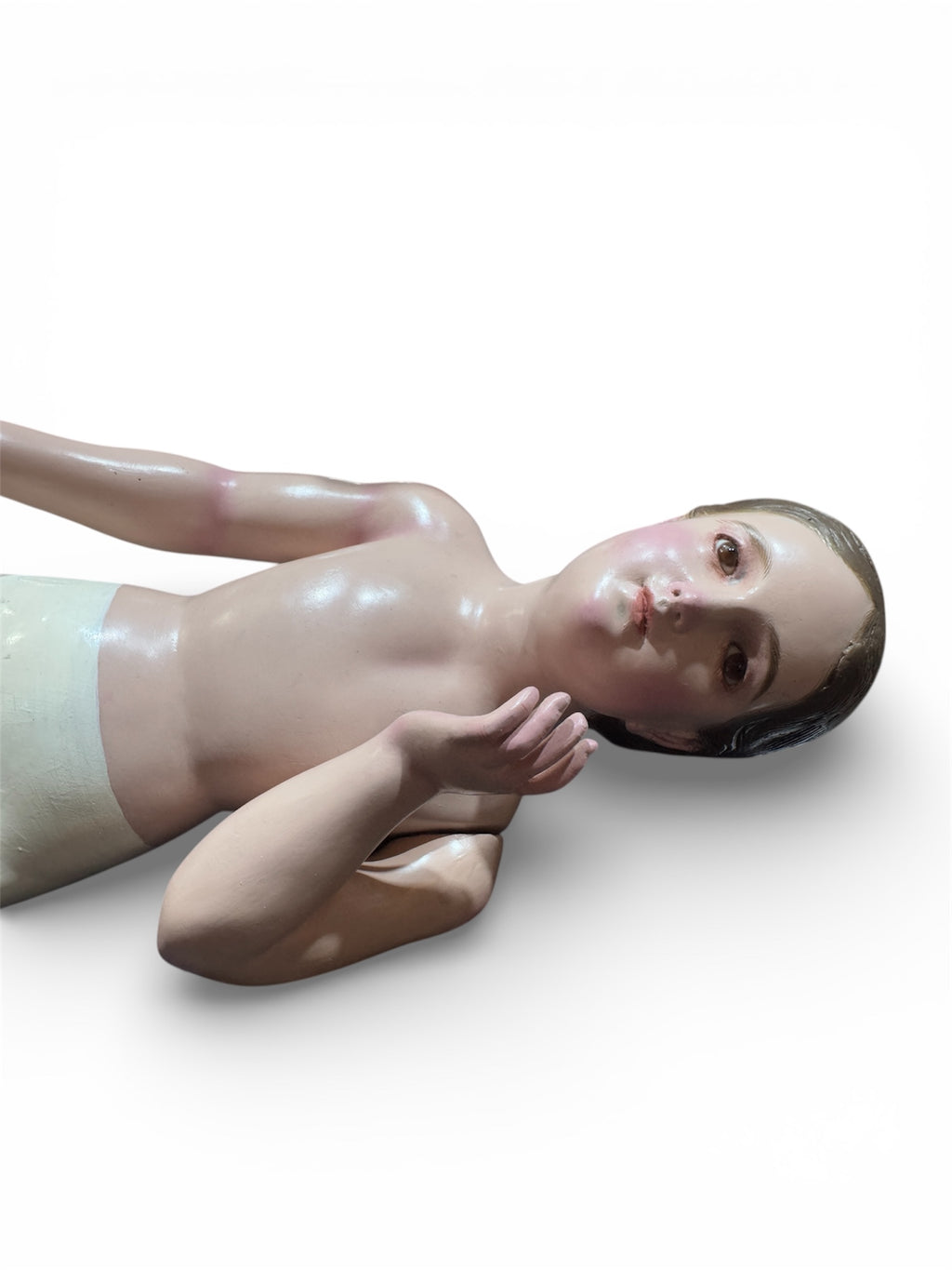 Divina Infantita modelo Antiguo óleo Bruñido 49cm