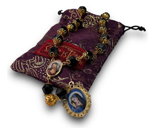 Rosario Grande De La Virgen Dolorosa O De Los Dolores 74cm