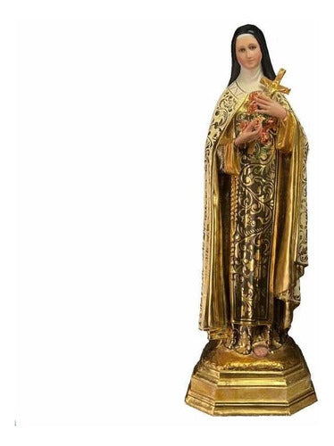 Santa Teresita Del Niño Jesús 88cm Hoja De Oro