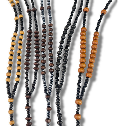 Lote De 10 Rosarios De Madera