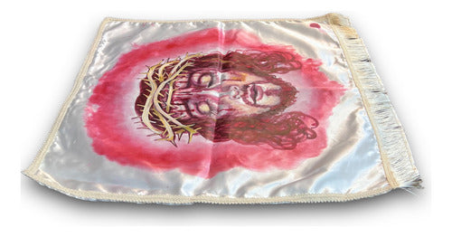 Velo De La Veronica O Santa Faz Pintada A Mano