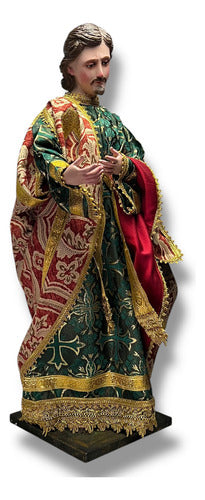 San Juan Evangelista Para Vestir, Articulado Y Bruñido 65cm