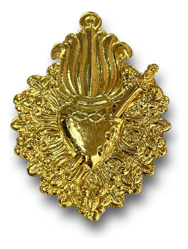 Corazón Con Daga Para Virgen Dolorosa 6cm