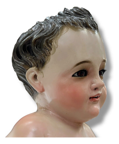 Niño Dios O Niño Jesús Talla En Madera Cedro Rojo 30cm