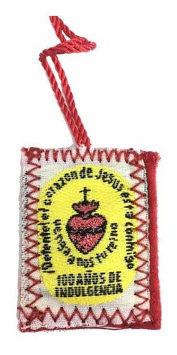 10 Escapularios  Sagrado Corazón De Jesús  Con Detente
