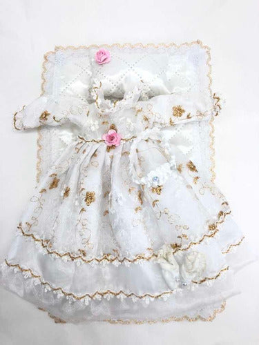 Vestido Para Imagen Religiosa Divina Infantinta 25cm