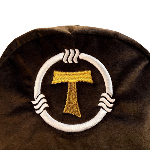 Mochila Sacristía Bordada Franciscana