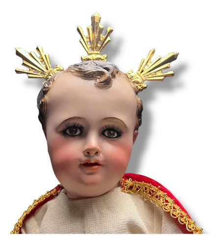 Niño Dios O Niño Jesús 62cm Policromía Al Óleo