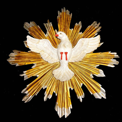 Espíritu Santo Con Resplandor 37 X 37cm