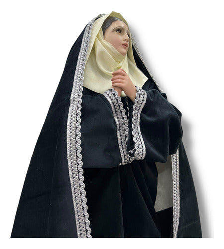 Virgen De Los Dolores 52cm  Imagen Para Vestir