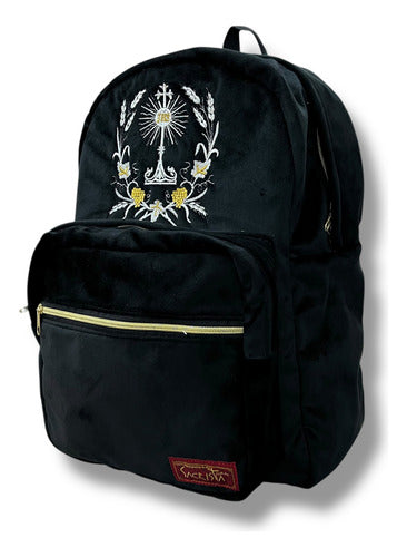 Mochila Sacristía Bordada Eucaristia