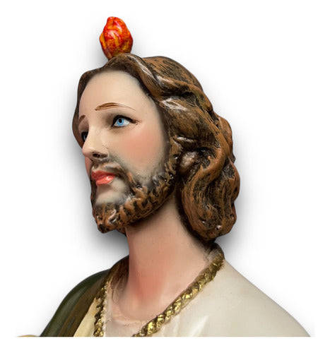 San Judas Tadeo 36cm Filos En Hoja De Oro