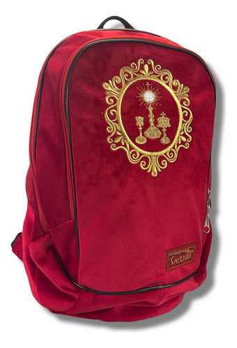 Mochila Sacristía Bordada Sacristia Eucaristía Comunion Liturgia