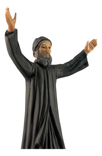San Chárbel Makhlouf Escultura  27cm
