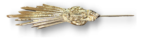 Juego De 3 Potencias Chapa De Oro 12cm