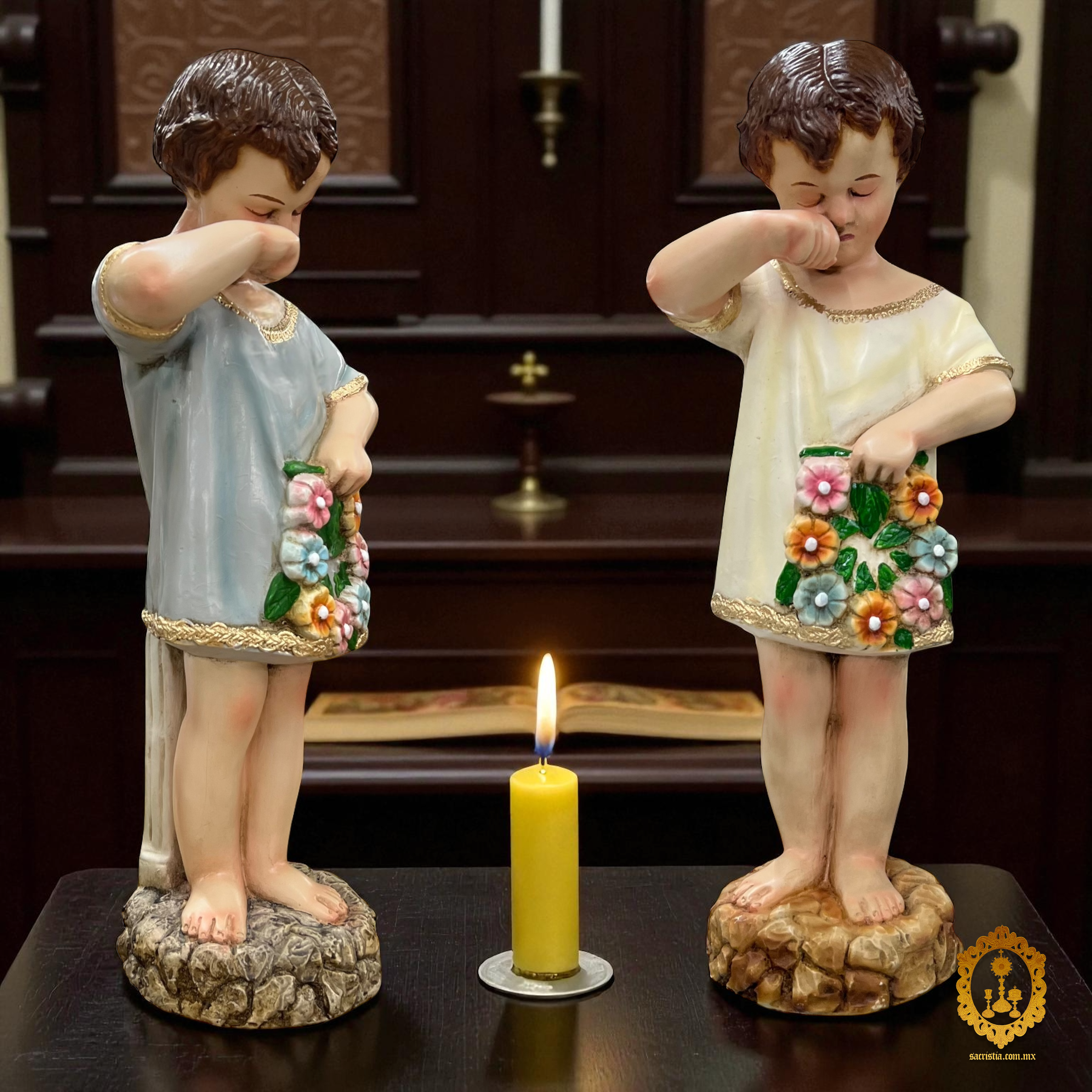 Niño Llorón o Niño Lloroncito Escultura Niño Jesús 56cm