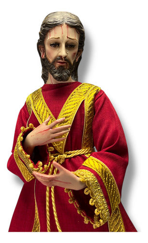 Jesús De Nazaret O Nazareno De Vestir Y Articulado 42cm