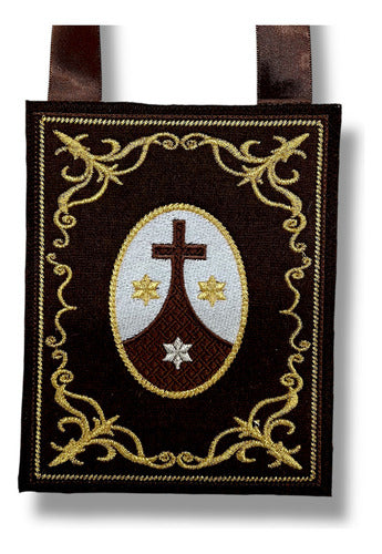 Escapulario Virgen Del Carmen Grande 12cm X 15cm