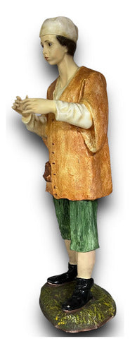 Pastor Flautista Para Nacimiento De 80cm