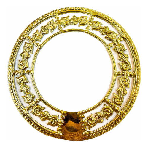 Aureola  20cm De Latón Para Imagen Religiosa