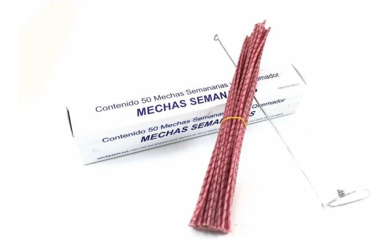 Mechas para lámparas de aceite semanaria