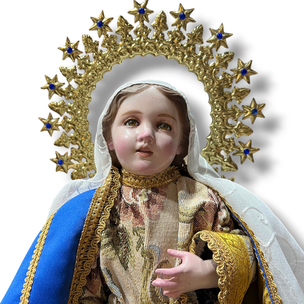 Aureola 20cm Para Imágenes De La Virgen Maria